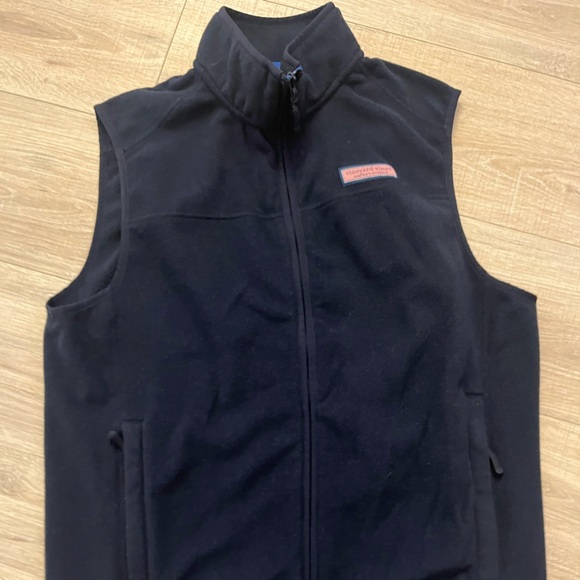 Vineyard Vines Fleece Vest Medium - Picture 1 of 4